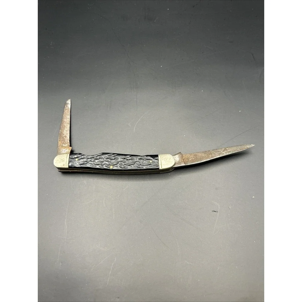 VINTAGE CAMILLUS NEW YORK 20 MUSKRAT 2 BLADE KNIFE